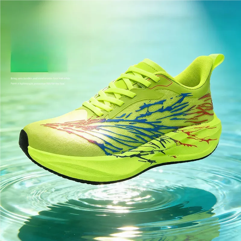 Men's breathable outdoor racing running shoes spring summer soft-sole anti-slip casual sneakers students light speed sports shoe