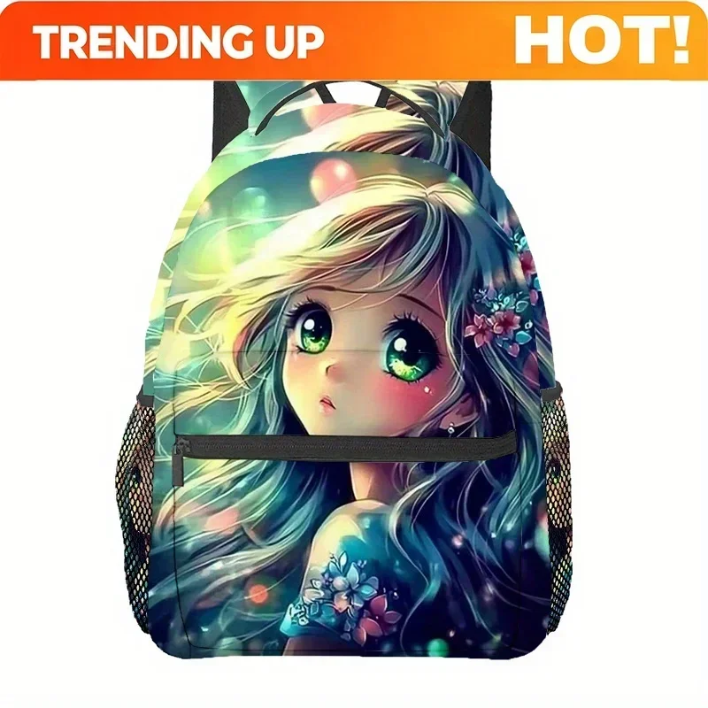 Custom Bag Anime Cartoon Beauty (4) Fashion Printed Backpack, Men's Outdoor Sports Backpack Hiking Backpack, Camping, Party, Cas