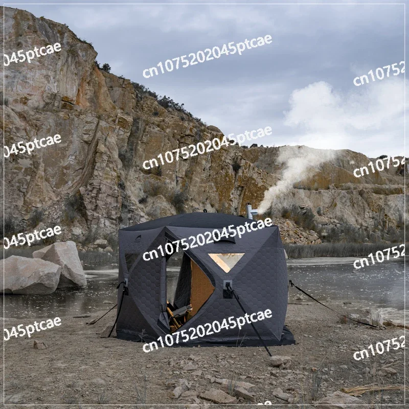 

Full Thermal Large 5 Sided Winter Ice Fishing Tent for Fishing Bivy/sauna/winter Camping Ice Shelter