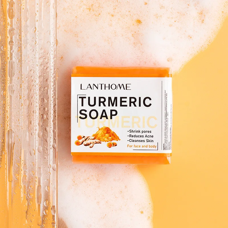 Turmeric Soap Skin Cleansing Cleansing Soap Handmade Soap, Shrink Pores & Reduces Acne & Cleanses Skin