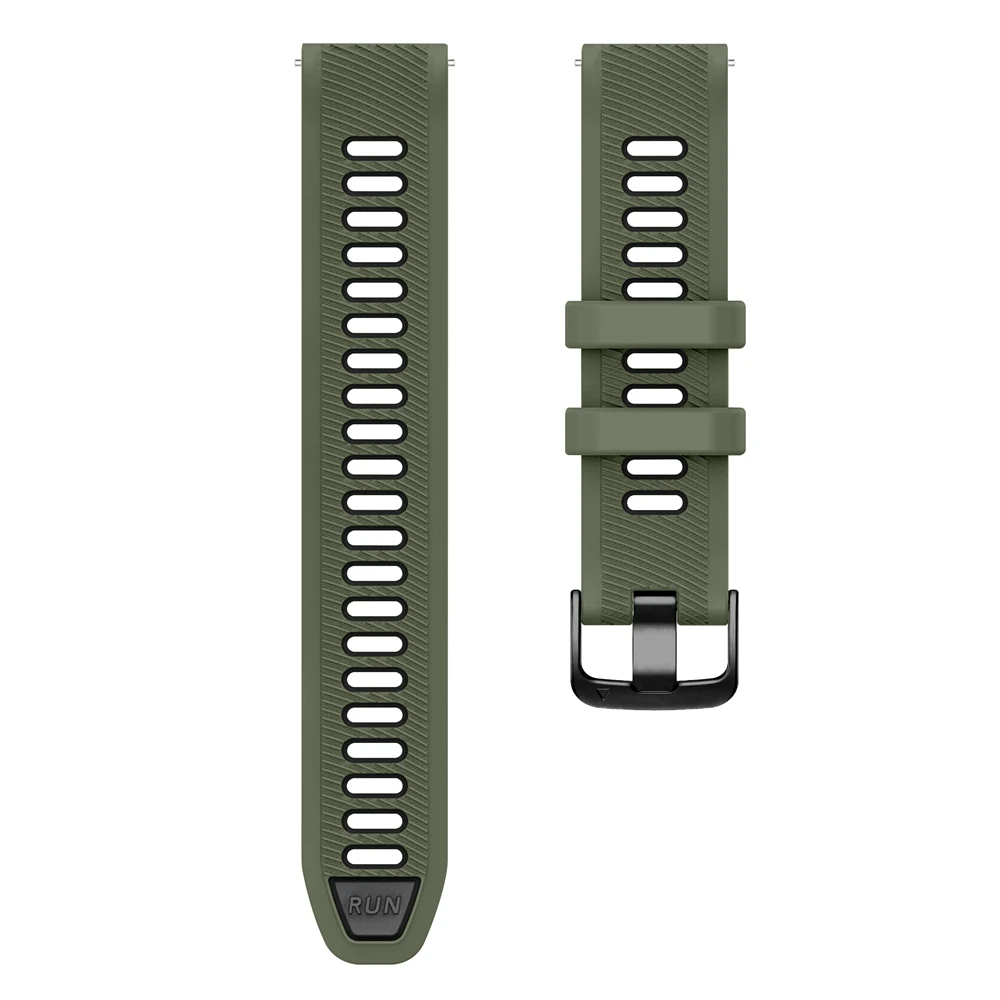 Universelles 22-mm-Sport-Silikonarmband für Garmin Forerunner 265 255 Musikband für Vivoactive 4/Venu 4 45 mm Armband-Uhrenarmband – Detail 29