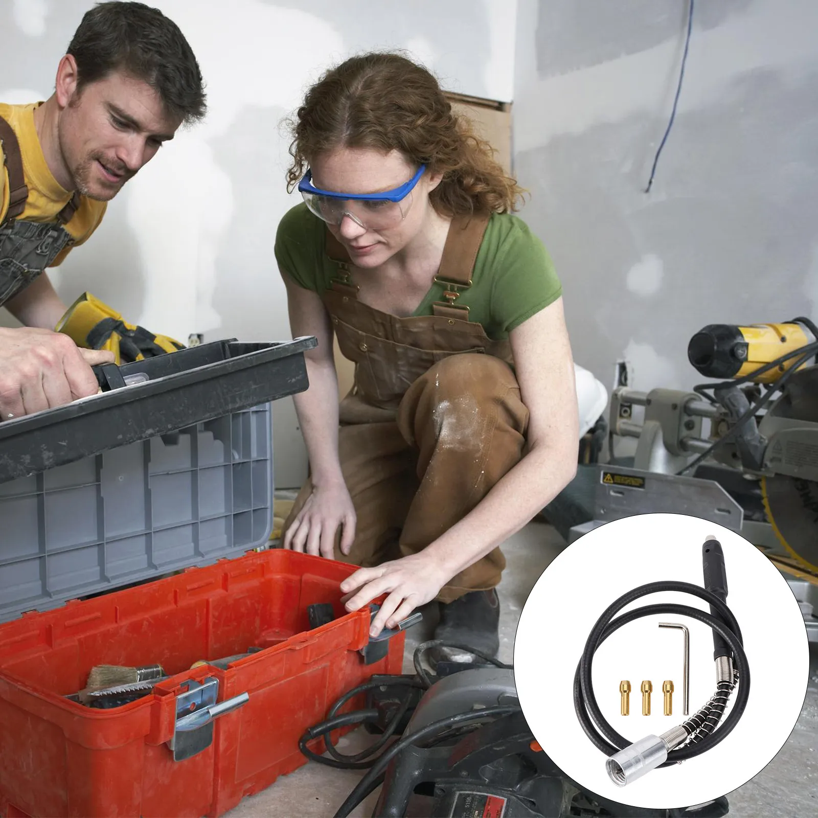 

Гибкий вал для гравировки и резьбы по дереву, черный, 1 шт., удлинитель для сверл, электрические аксессуары