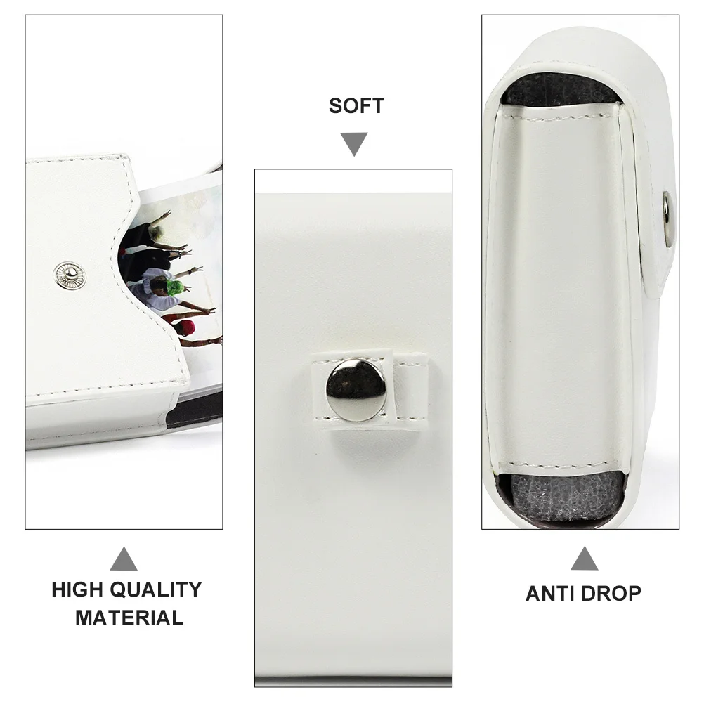 

High Quality PU Photography Pack Square Sq20 Instant Camera Film Protector Portable Mini Photo Pouch for Travel