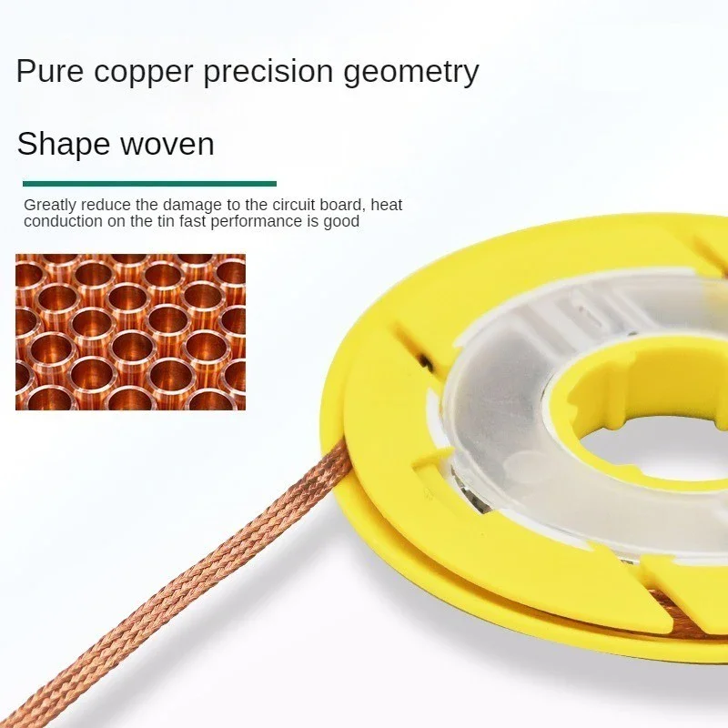 Tin Absorbing Tape Storage Solder Wick Desoldering Braid Sucker Tool Repair Kit