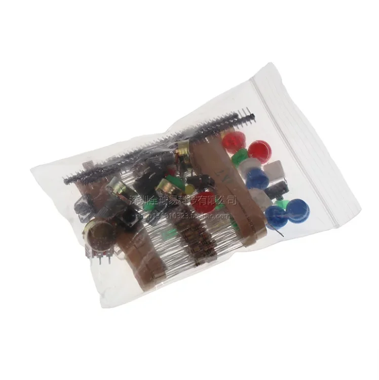Normal Parts Assorted Set Pack Component Kit (carbon Film Resistor+LED+WTH148 Potentiometer) Super Electronic Component Kits