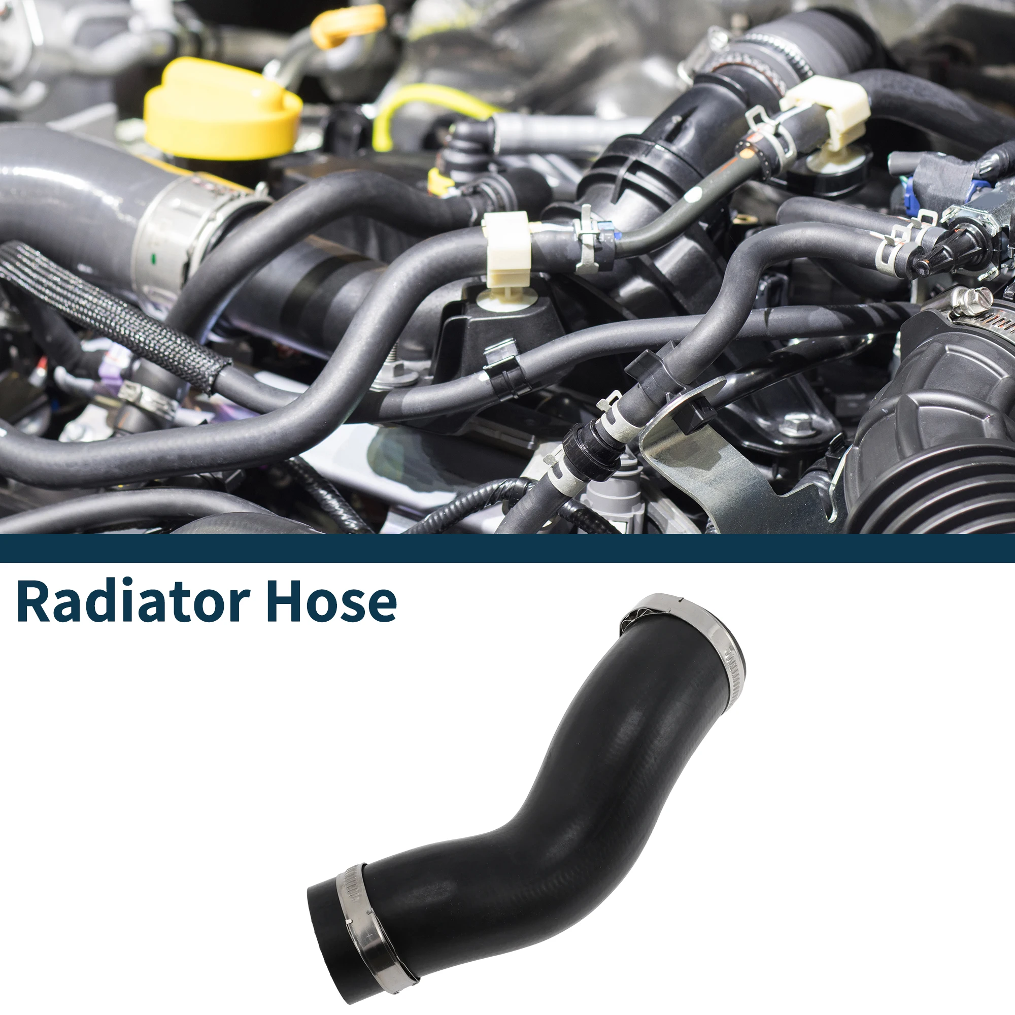 

X Autohaux шланг радиатора, шланг обогревателя для Hyundai I40 I CW (VF) 1,7 CRDi 2011-2019, No 282742A802, резиновый воздушный шланг, черный, 1 шт.