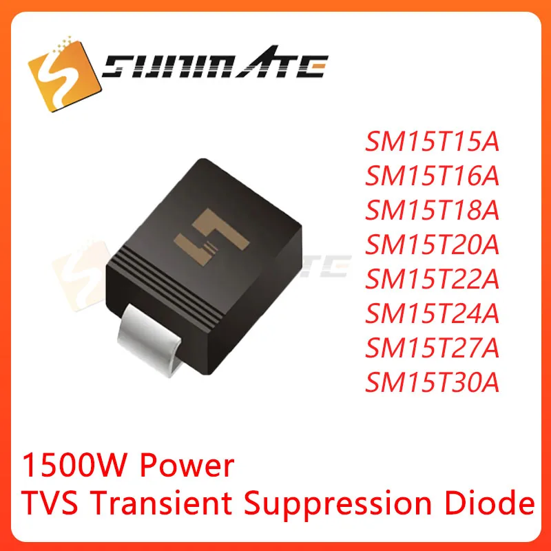 50PCS SM15T15A SM15…