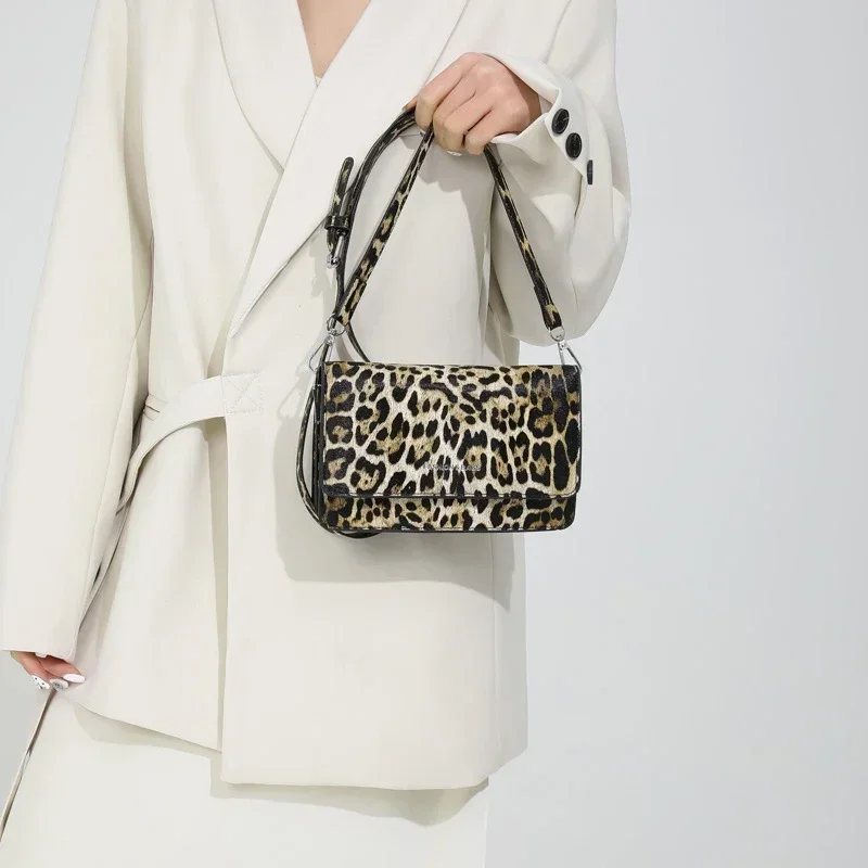 Leopard Pattern New Women\'s Crossbody Bags 2024 Hot Sale Fashion  Shoulder Bags High Quality Basic Style Simplicity Bolso Mujer