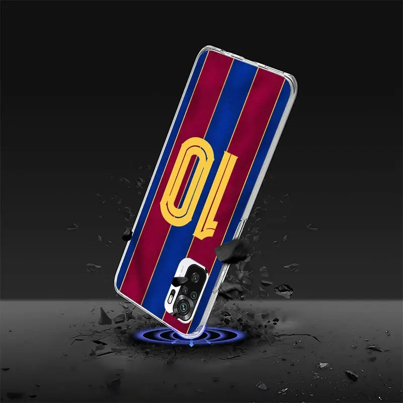 FootBall SuperStar Number C 7 10 Case Phone Cover for Xiaomi Redmi Note 13 12S 12 11S 11 11T 11E 10S 10 Pro Plus 9S 9 8T 8 5G Tr