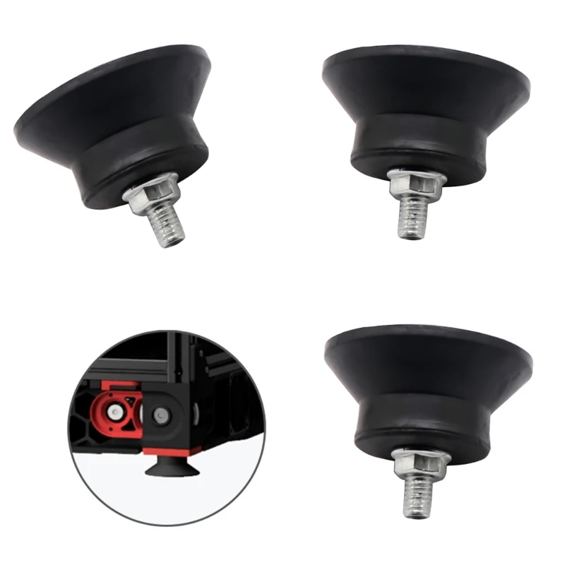 4pcs nonslip karet shock pad