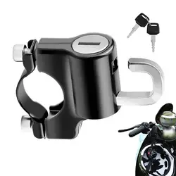 Motorcycle Hat Lock Hat Security Lock Anti-Theft Heavy Duty Universal Handlebar Lock For Safety Hats Motorbike Hat Lock