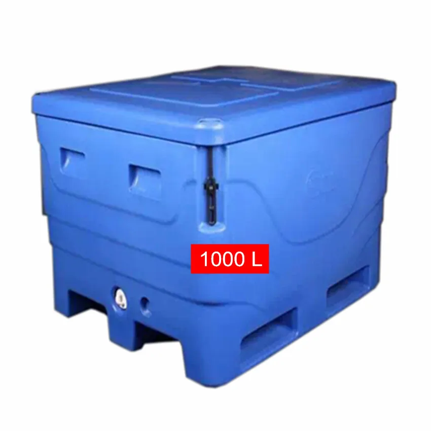 

Large Fish Container 400L/460L/600L/660L/1000L Ice Cooler Box Insulated 1000 Liters