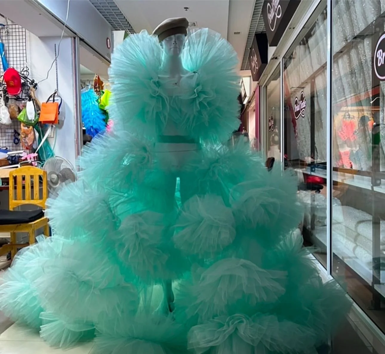 Zestawy tiulowe z falbankami w stylu wróżki, sukienka dwuczęściowa, bufiaste tiulowe sukienki do tańca, damskie sukienki na studniówkę, sukienki na imprezy, kostiumy sceniczne dwuczęściowe.