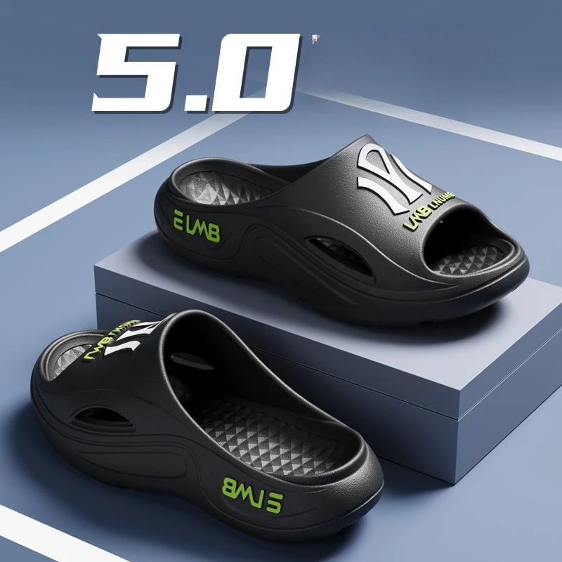 

5.0cm Thick Super Soft Eva Sole Summer Slippers for Men Women Bottom Indoor Home Slides Sandals Beach Shoes Male Slippers