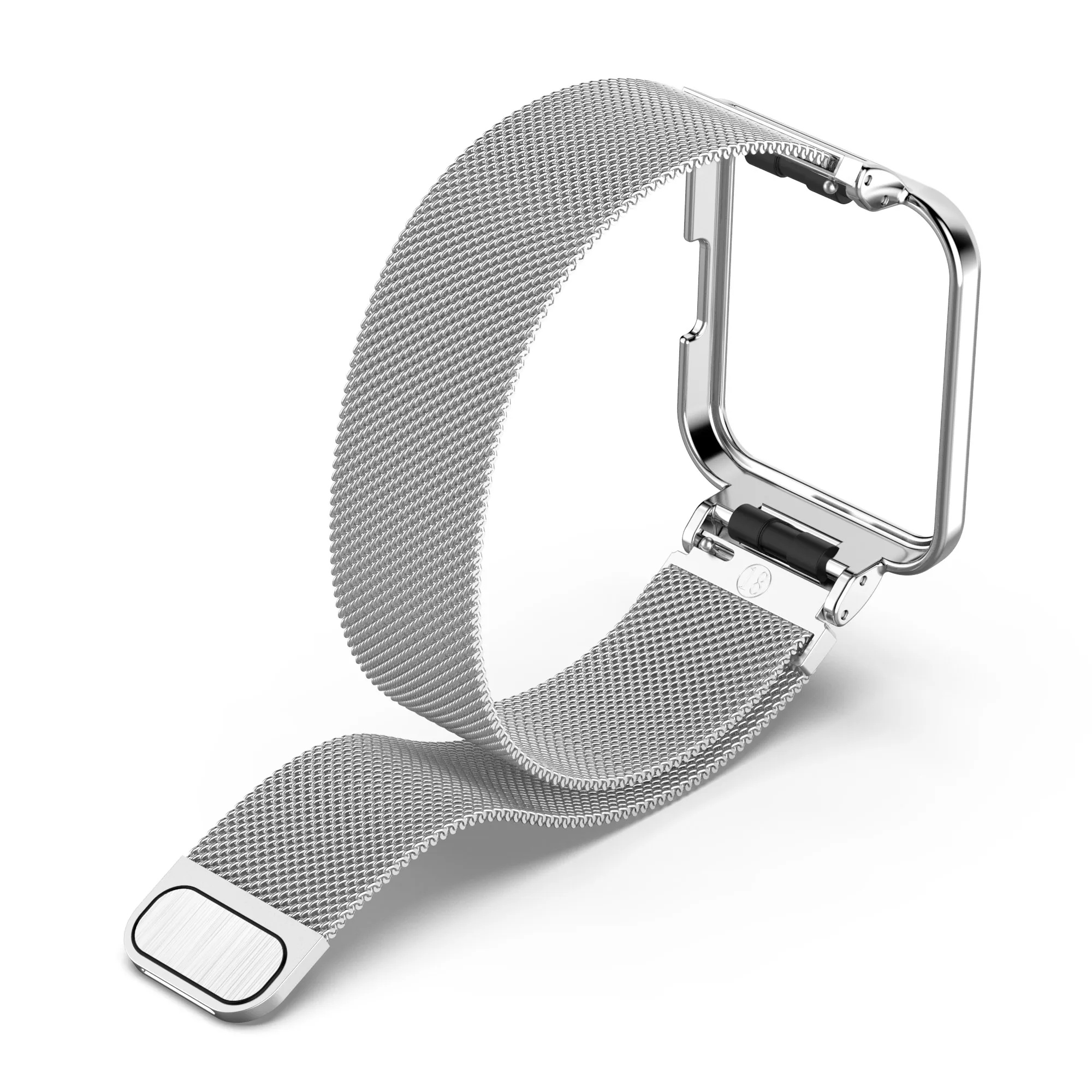 Watch Band For POCO Watch Smart Watch Strap Magnetic Loop Bracelets For PoCo Watch Wristband Metal Case Protector Cover Bumper