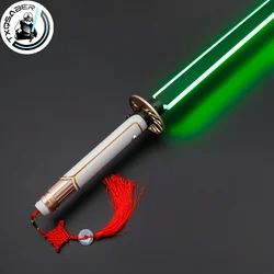 CrucQSAtextures-Sabres laser Bluetooth pour enfants, épée laser Jedi personnalisée, sabres laser Bl84Neo Pixel, jouets du cimetière Lily Tora-Asi, RapDueling, SNV4