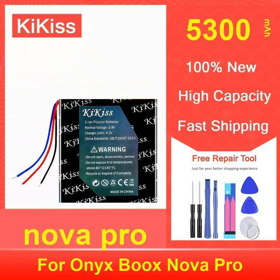 

Kikiss Battery 5300Mah Nova Pro For Onyx Boox