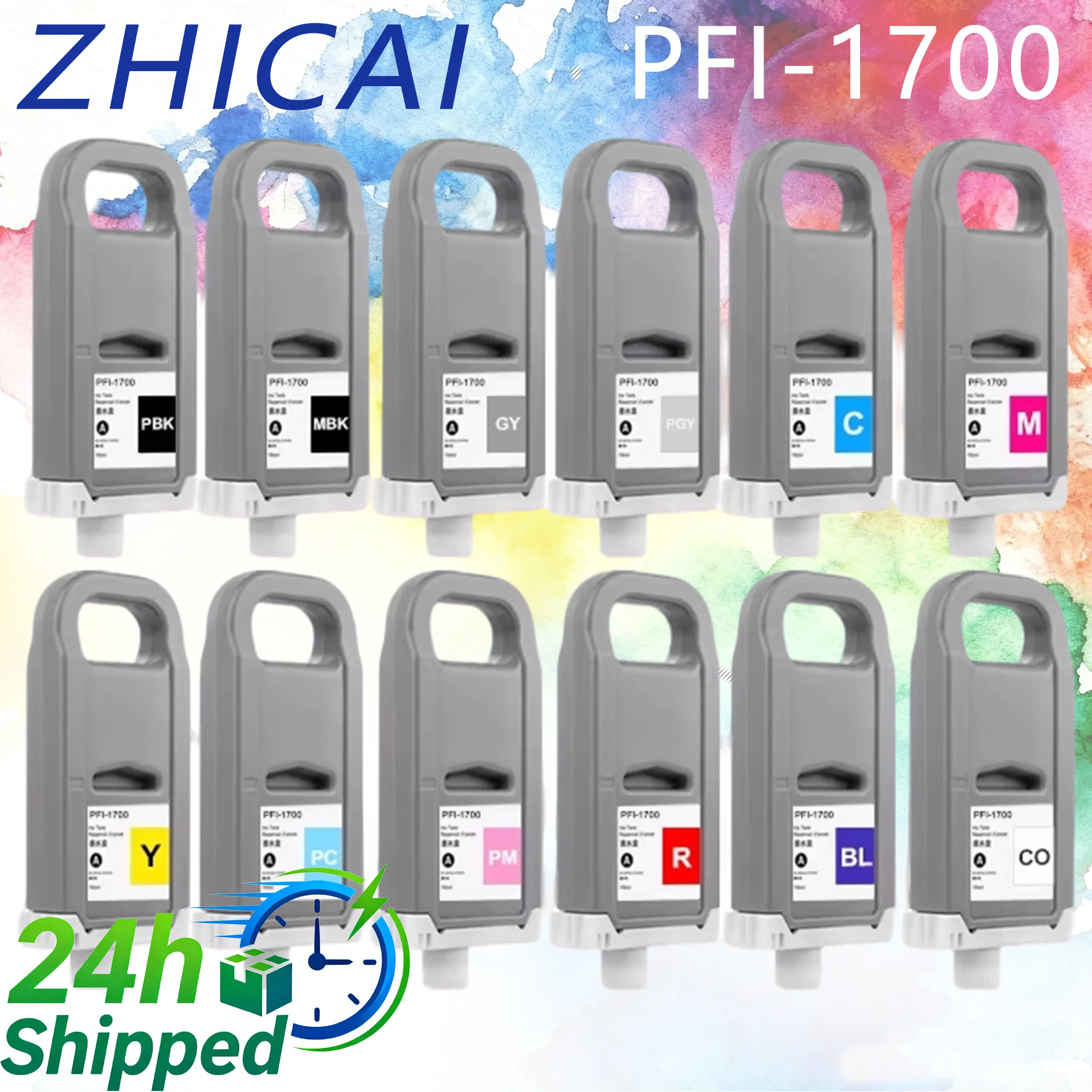 PFI-1700 PFI1700 Ink Cartridge 100% Compatible for Canon Pro 2000 4000 4000s 6000 6000s Pro 2100 4100 6100 With Pigment Ink