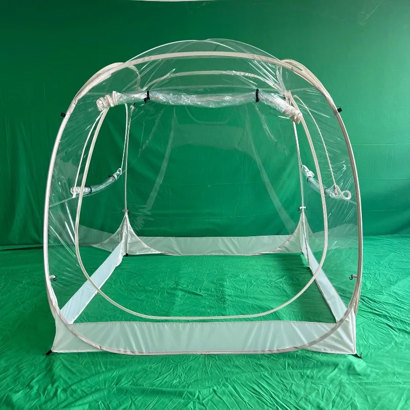 Outdoor leisure camping bubble house sun room barbecue restaurant stall use thickened transparent starry sky tent