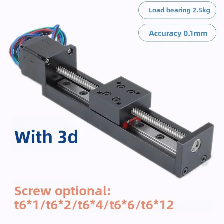 Mesa deslizante de trilho guia de motor de passo linear de micro precisão 28 com trilho de linha de parafuso em forma de T