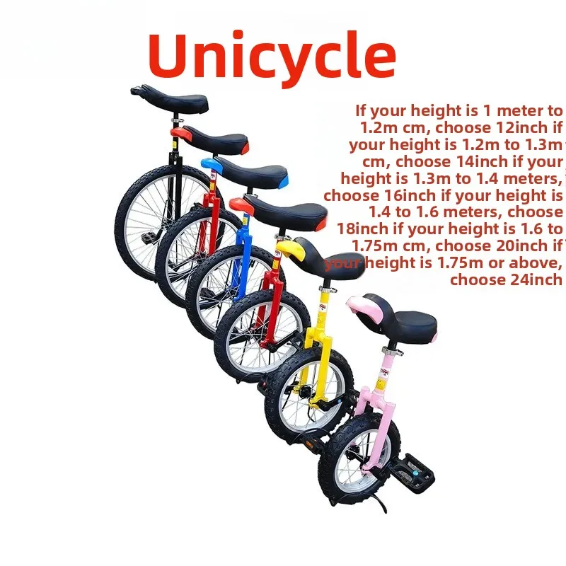 Unicycle Adult Children  Single-wheel pedal bike, unicycle bicycle, adult and child balance bike