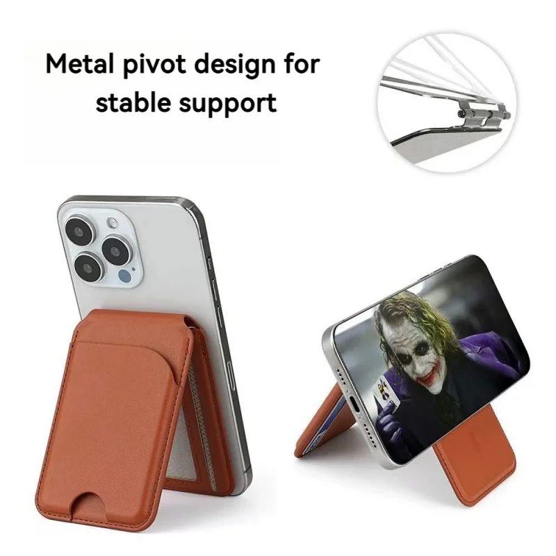 

Магнитный кожаный чехол-кошелек Magsafe для iPhone 16, 15, 14, 13, 12, Pro Max, многофункциональный чехол-держатель для карт, сумка для телефона