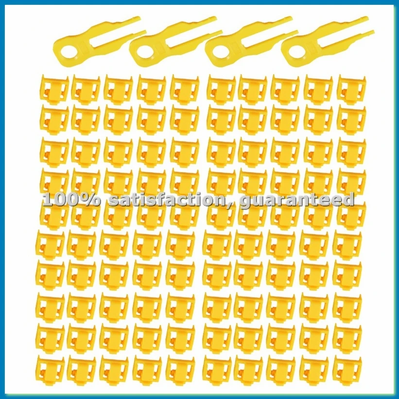 

Комплект для защиты портов RJ45 с ключом, блокиратор портов Ethernet, защитная заглушка от пыли для роутеров и компьютерных портов, желтый-ABHG