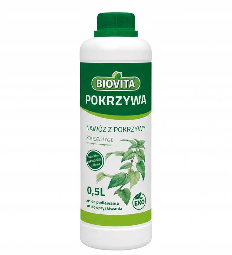 Biovita Natuurlijke biologische brandnetelkunstmest voor planten, vloeibaar, 500ml