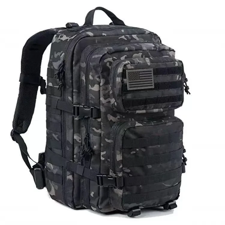 Outdoor 3P Attack Tactical Backpack Multifunctional 45L Large Capacity Camouflage Field Sports Mountaineering Backpack