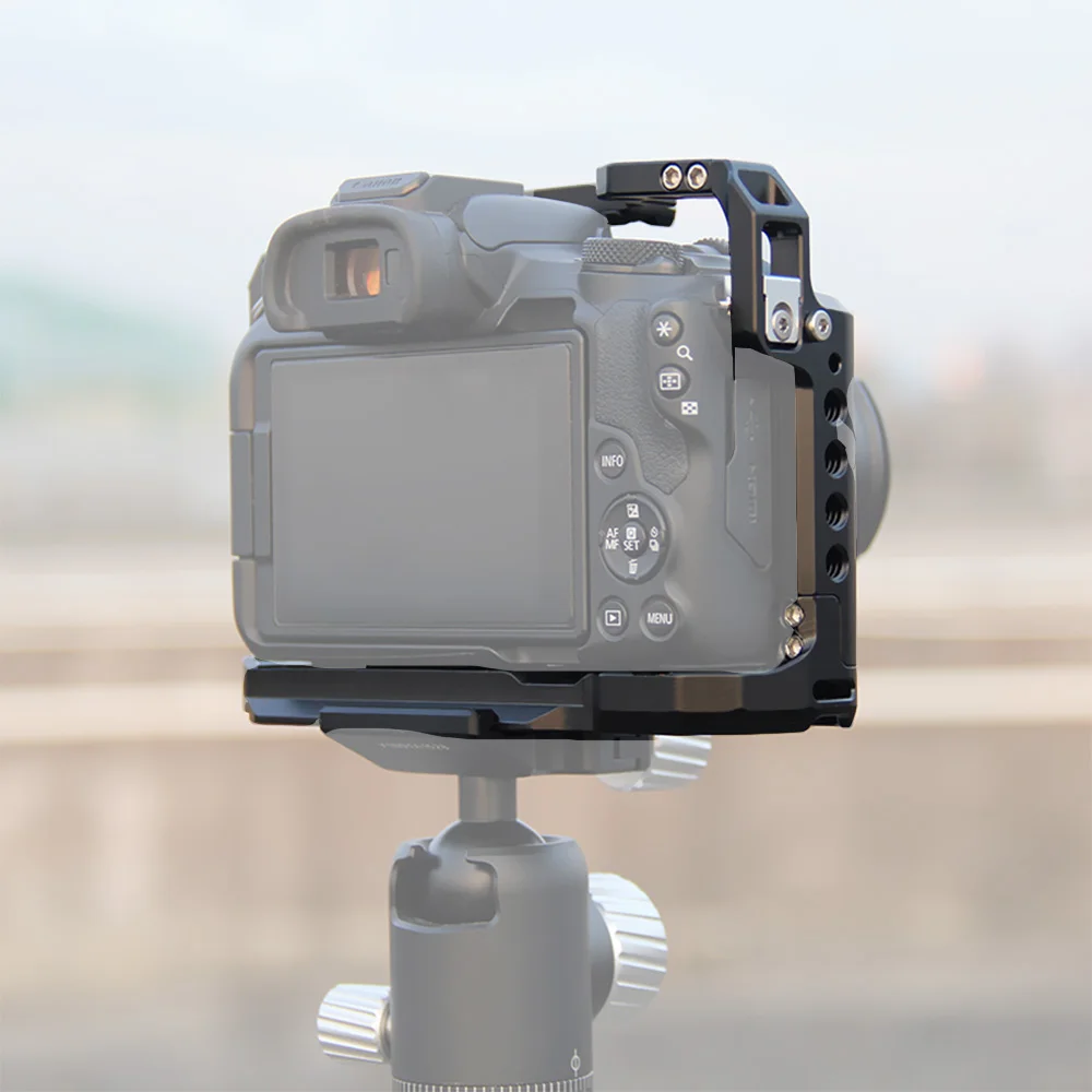 Half Cage Quick Release Plate Aluminum Rig Frame for Canon EOS R50 Vlogging
