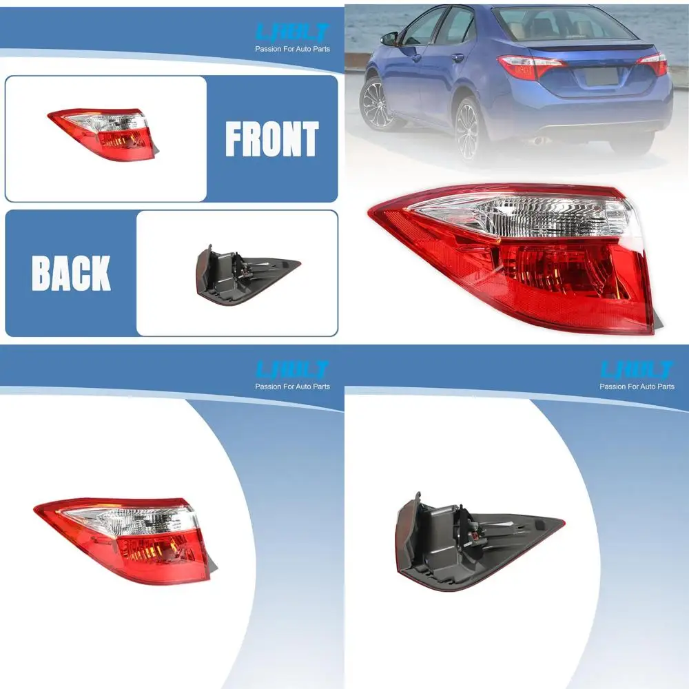 

2014-2016 Corolla Замена красного прозрачного заднего фонаря со стороны водителя