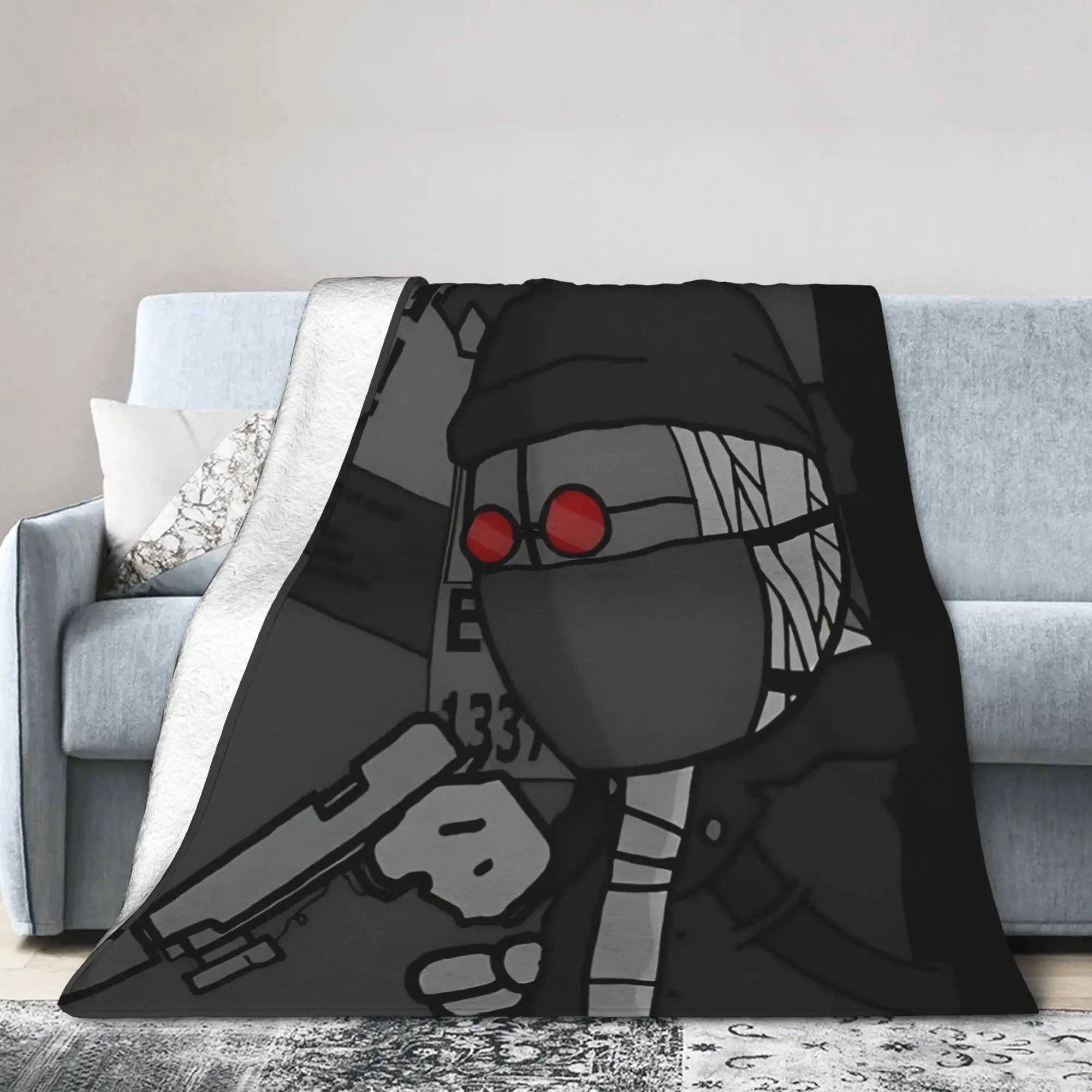 Relax MADNESS COMBAT Hank Blanket Accessories Home Decorative  Throw Blankets Warm Flannel for Couch