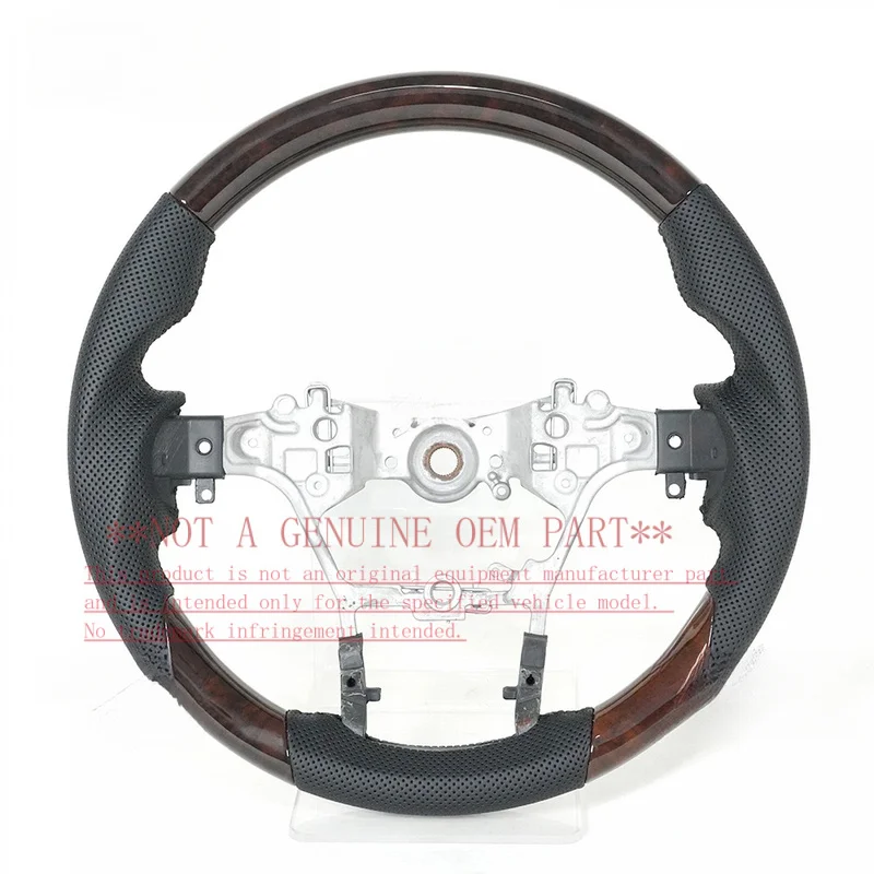 For Toyota Hilux Steering Wheel Horn Cover Retro Wood Grain Pickup Modified Horn Shell