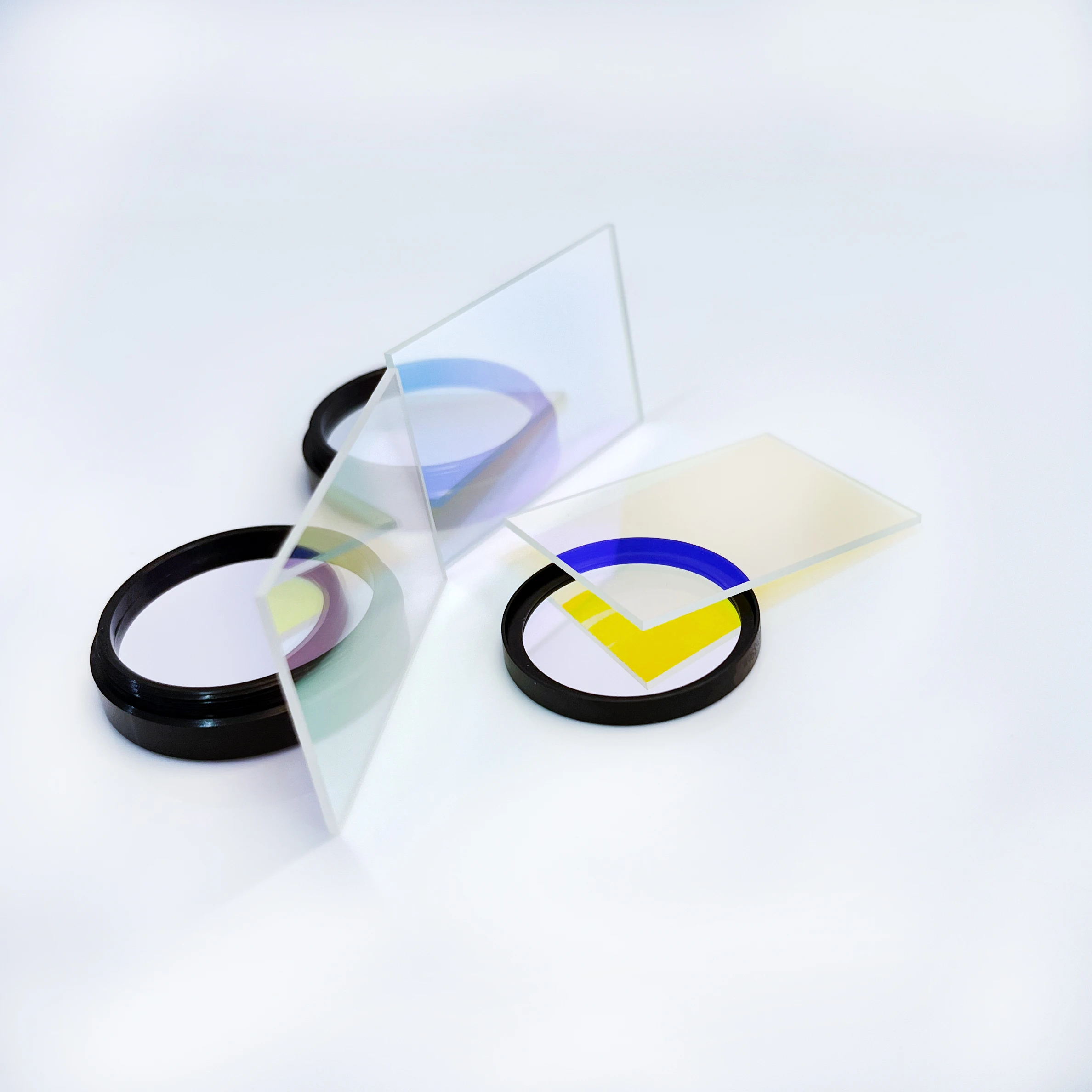 

Fluorescence Microscope Optical Filter Set CWL470nm CWL525nm for Flow Cytometer