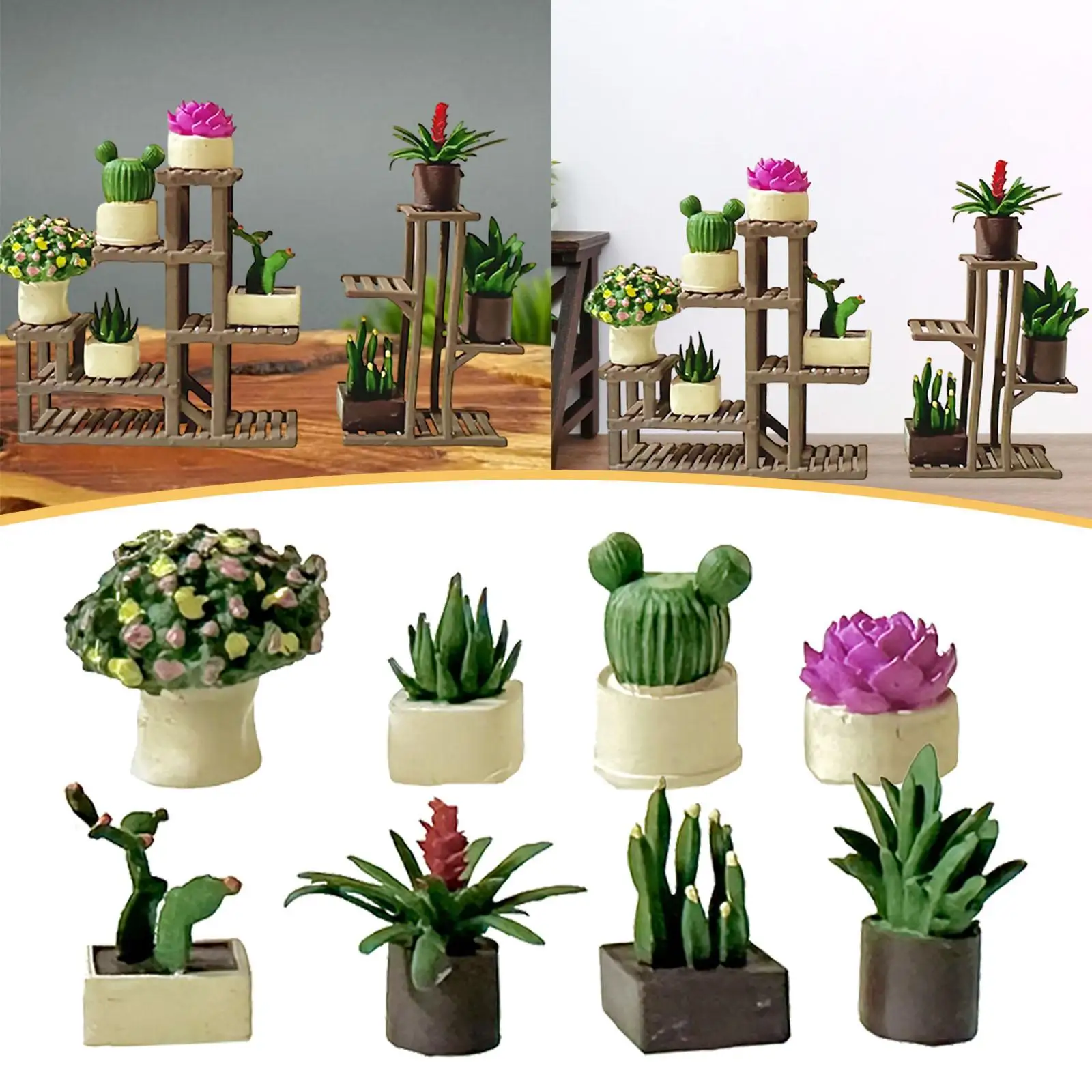 

Миниатюрное растение бонсай в масштабе 1:64, крошечное искусственное зеленое растение, аксессуар для детской игровой зоны, игрушечная мебель, цветочный горшок, растения в горшках для кукольного домика