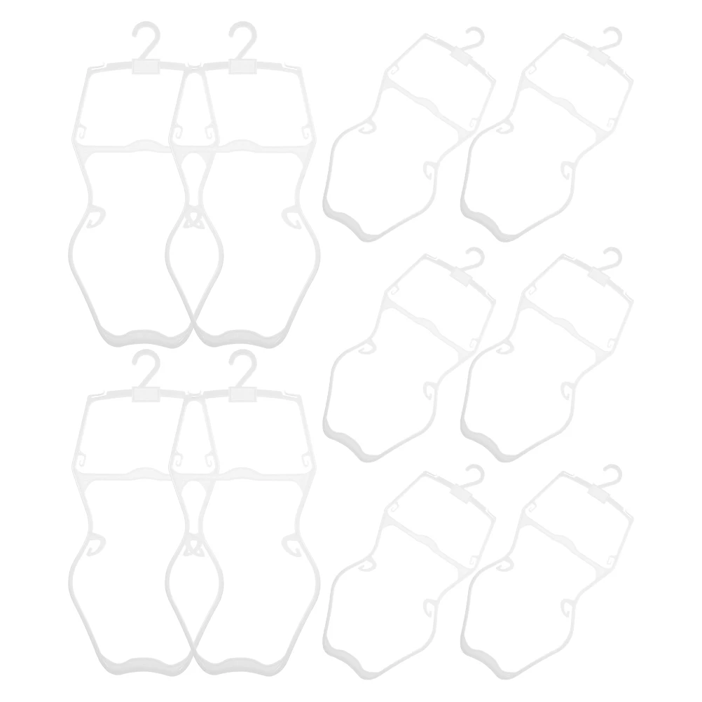 

10 pcs Body Toddler Hanger Baby Hangers For Closet Shape Clothes Rack Childrens Baby Swimwear Display Toddler Closet Storage