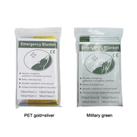 Emergency Blanket Outdoor Survive First Aid Military Rescue Kit Windproof Waterproof Foil Thermal Blanket for Camping Hiking Hot