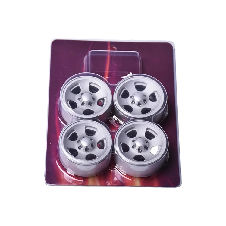 4PCS RC Crawler 1:10 Alloy Wheel Rim 1.9 Inch Beadlock Classic Metal Wheel Rim For 1/10 Traxxas TRX-4 Axial SCX10 TAMIYA CC01 D9