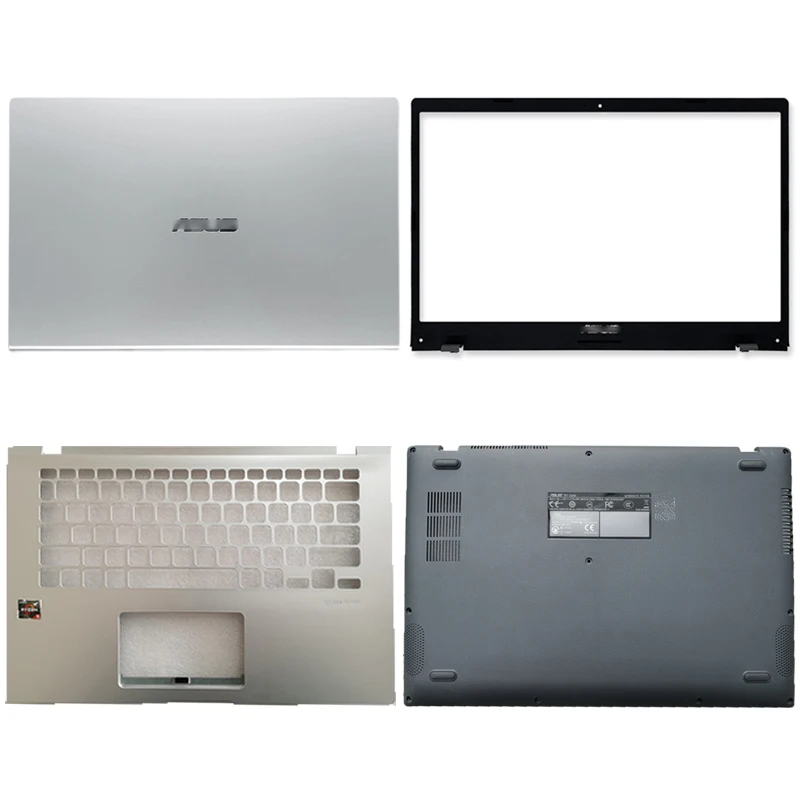 

Original laptop for asus vivobook 14 x409 y4200 y4200f lcd back cover/front frame/palmrest top case silver gray