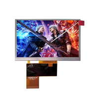 AT043TN25 V.2 Original 4.3 Inch 40PIN LCD Screen AT043TN25 V2 480x272 Resolution Display Replacement