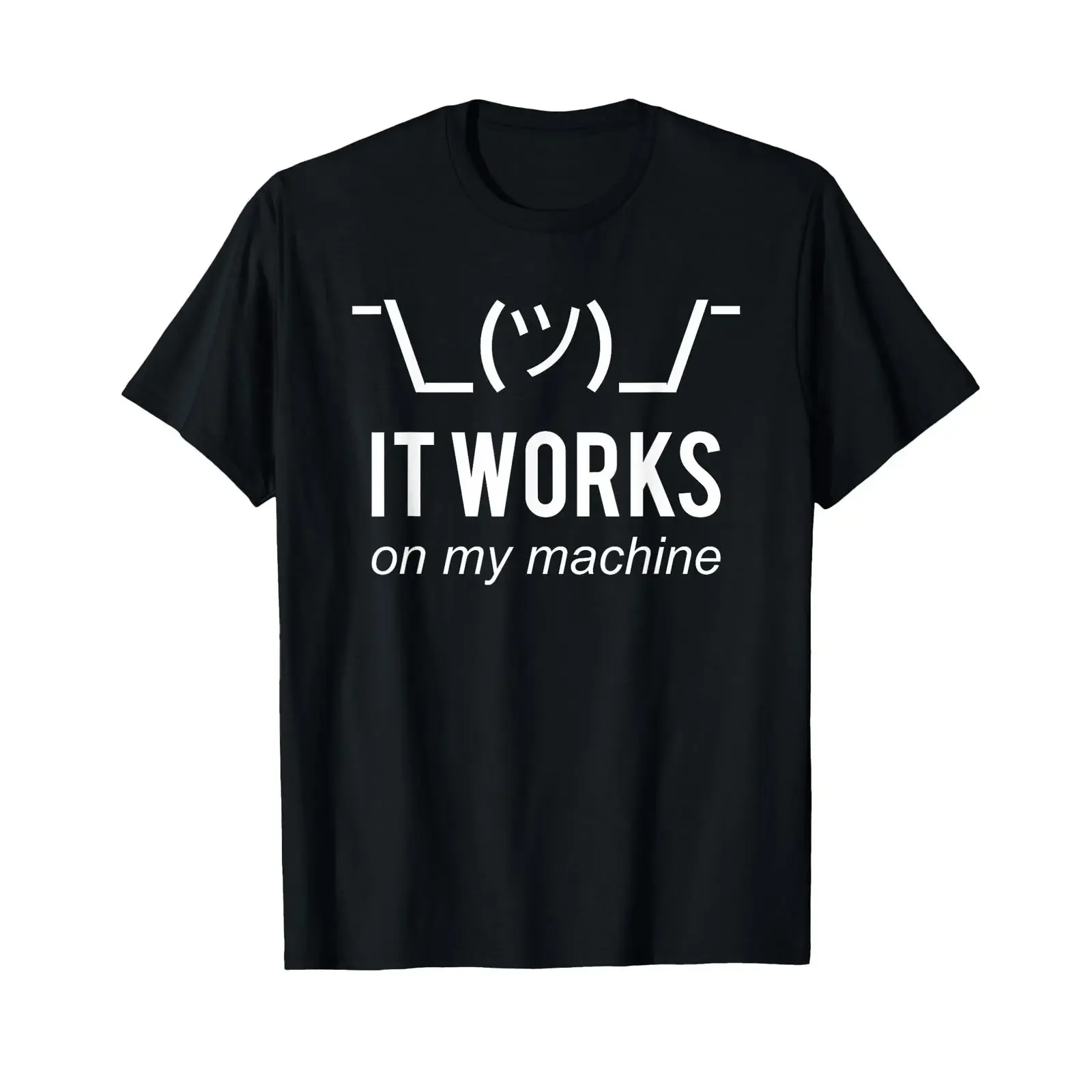 It Works On My Machine Funny Coder Programmer T Shirt vintage Washed Stylish Slightly fashion Unisex Casual Breathable