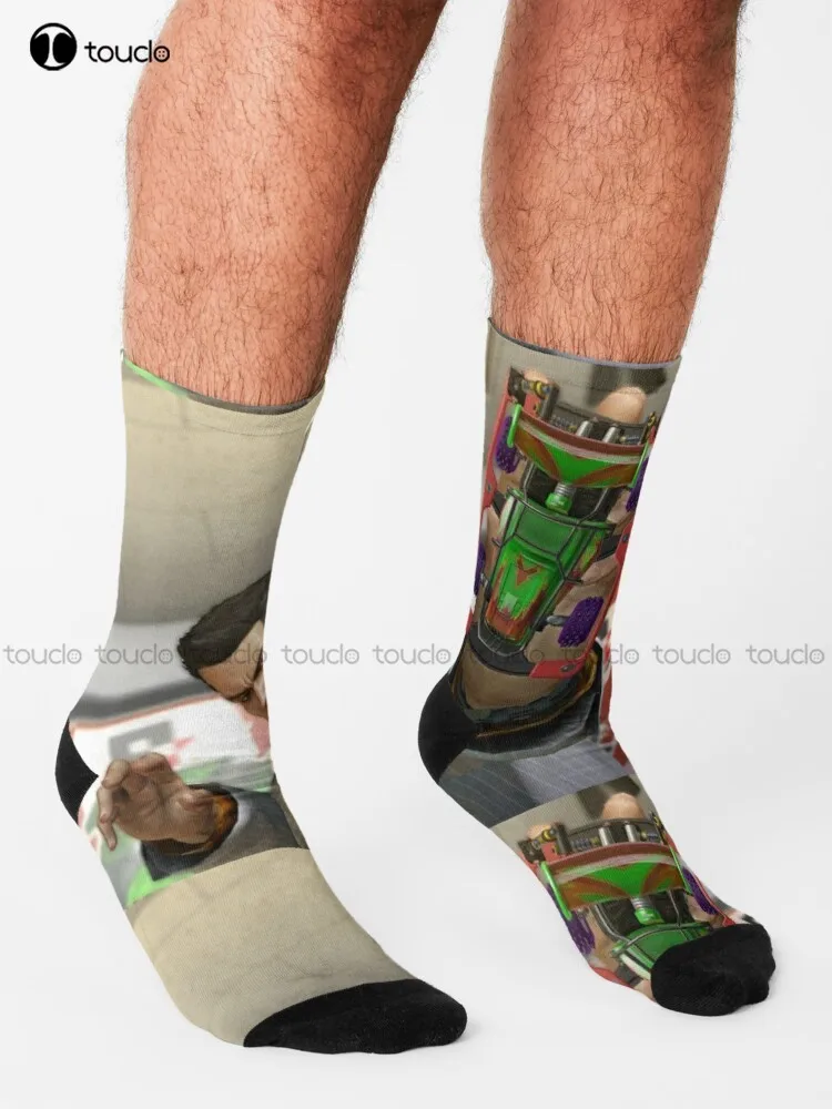 Go Golem Tiger! Yakuza Kiryu Kazuma Ryu Ga Gotoku Socks Football Socks Christmas New Year Gift Creative Funny Socks New Popular