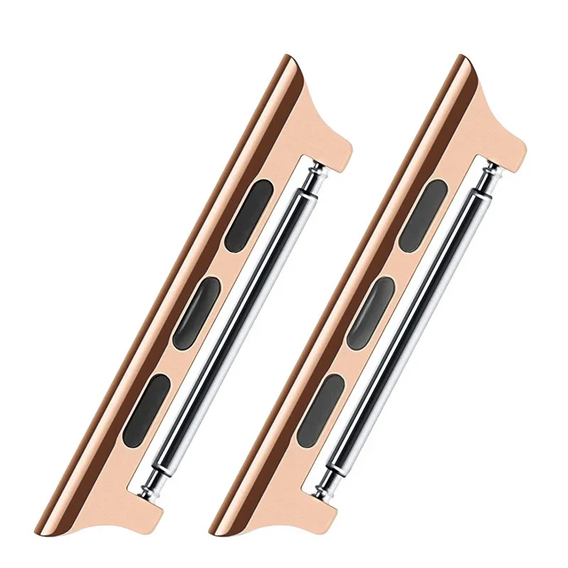 موصلات سوار من الفولاذ المقاوم للصدأ ، 22 ، 45 ، 41 ، 41 ، 44 ، 40 ، موصلات الفرقة ، iWatch 9 ، 8 ، 7 ، 6 ، SE ، 5 ، 4 ، 3 ، الترا 2 ، 49