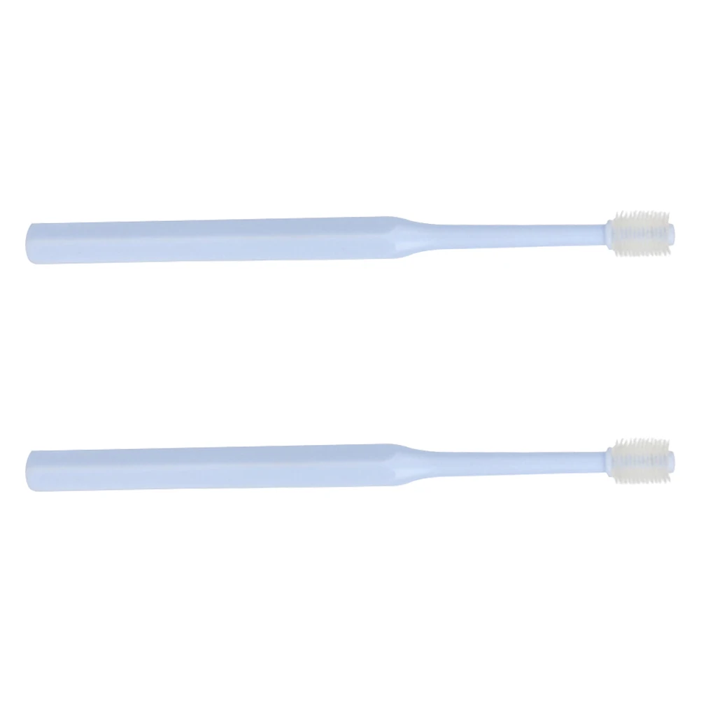 

2 Pcs Pet Toothbrush Dog Teeth Cleaning 360 Degree Cat al Care Brush Puppy Plastic TPE Material Lightweight Safe Comfortable