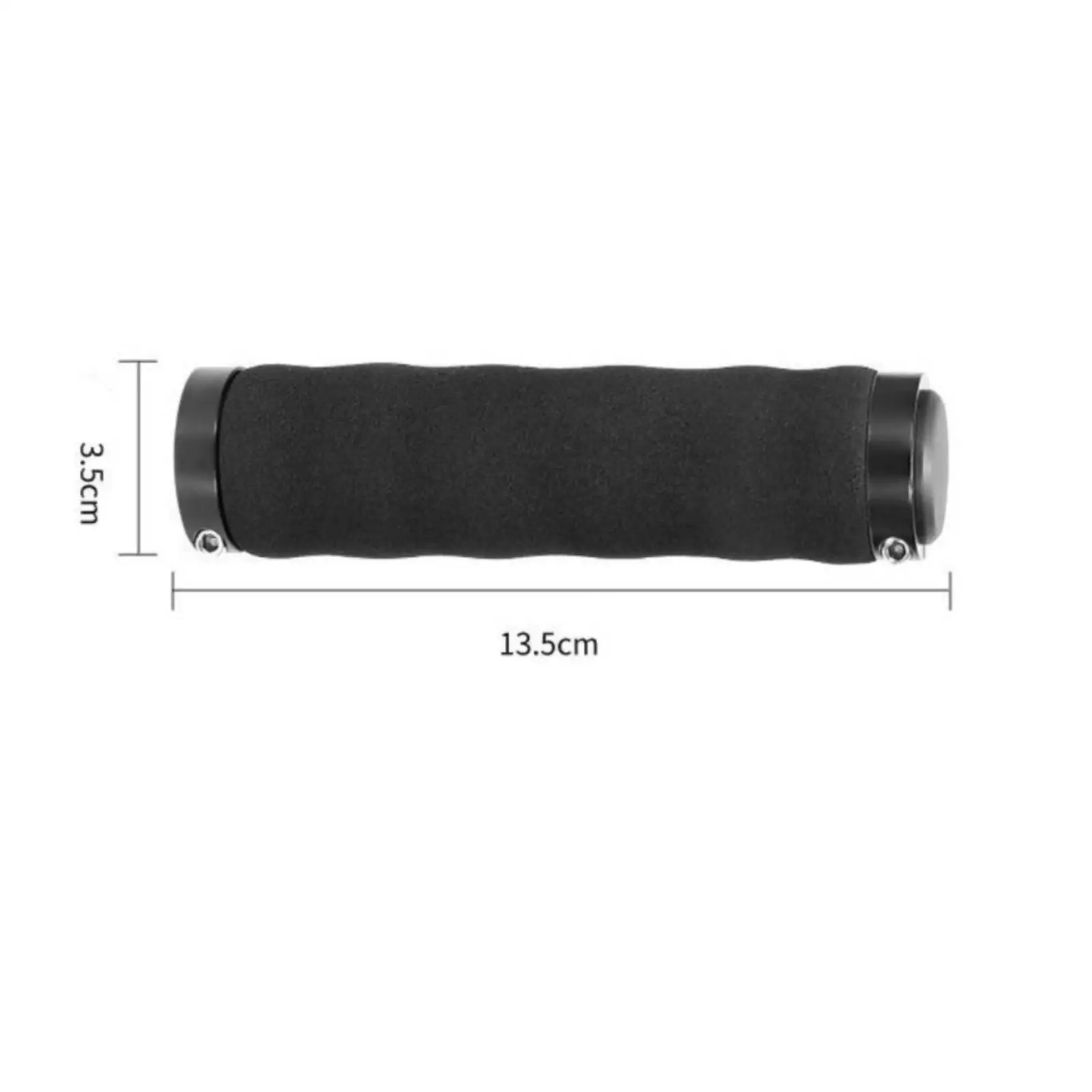 Aluminum Lock Ring Bike Grips Dense Foam Bicycle Handlebar Grips Vibration Damping for Mountain Cycling Comfort