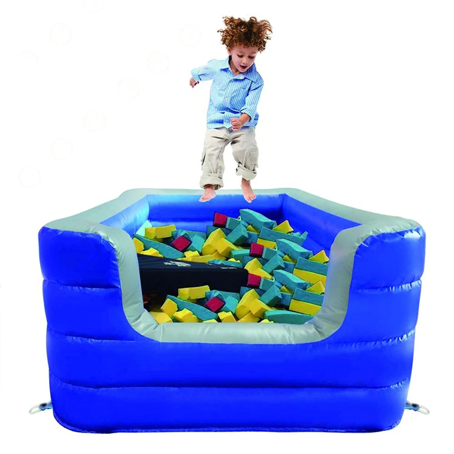 Airtight PVC Ball Pit Inflatable Foam Pit Soft Round Kiddie Baby Playpen Ball Pool For Kids Toddlers Indoor Outdoor Activities