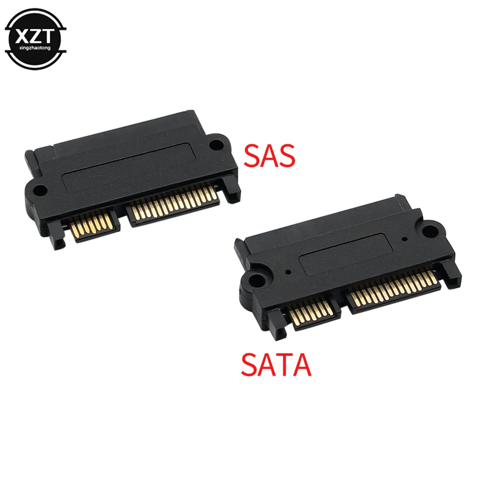 

High Quality SATA 7+15P Male to Female Serial ATA 22Pin Data Power Expansion Adapter Connector Converter