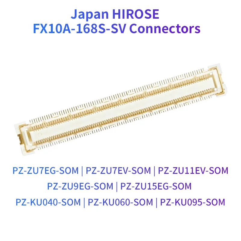 168-pin Connectors Japan HIROSE FX10A-168S-SV for ZYNQ UltraScale+ 7EV 11EV 9EG 15EG Kintex UltraScale KU040 KU060