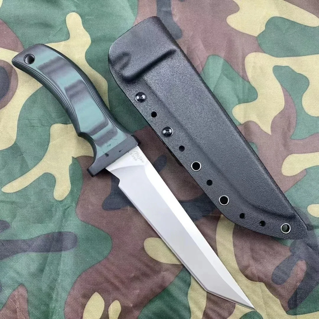 

Outdoor fixed blade knife, high hardness imported steel, portable self-defense knife for outdoor survival camping