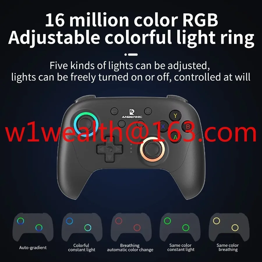 Popular Design RG P01 RGP01 Controller Wired Gamepad Effect Joystick 2.4G Wireless Bluetooth Game Controller